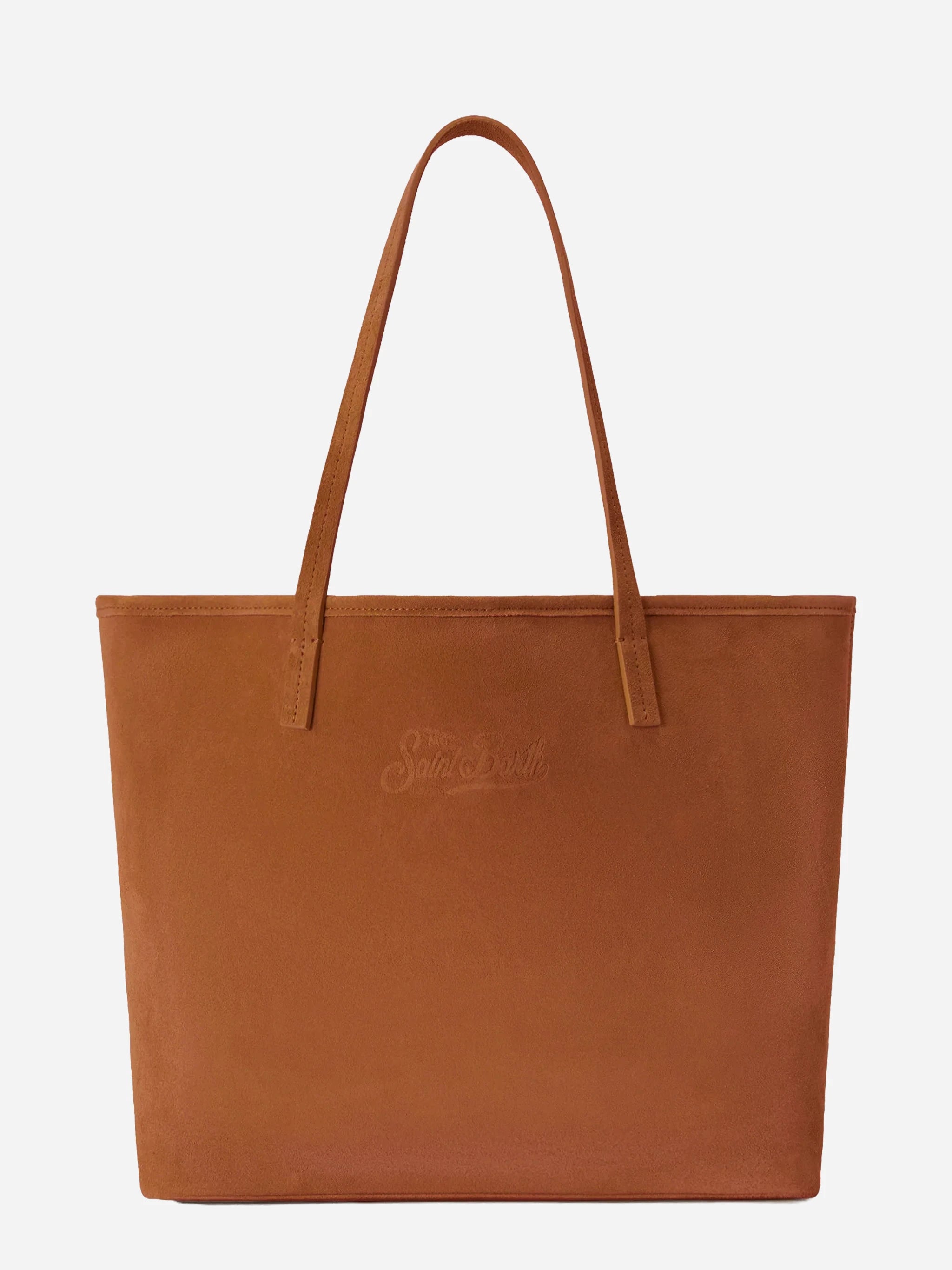 Borsa City regular in camoscio cammello