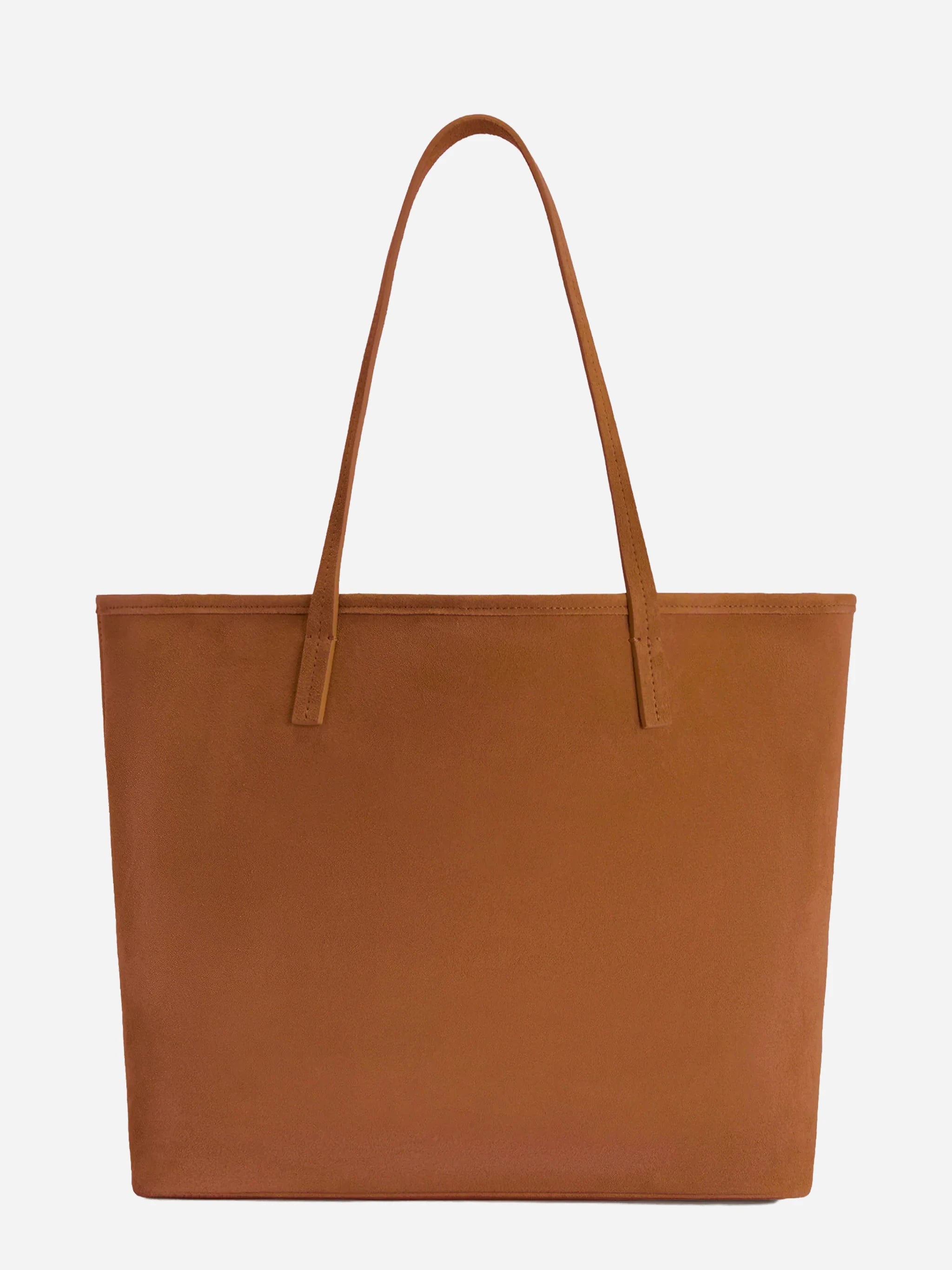 Borsa City regular in camoscio cammello
