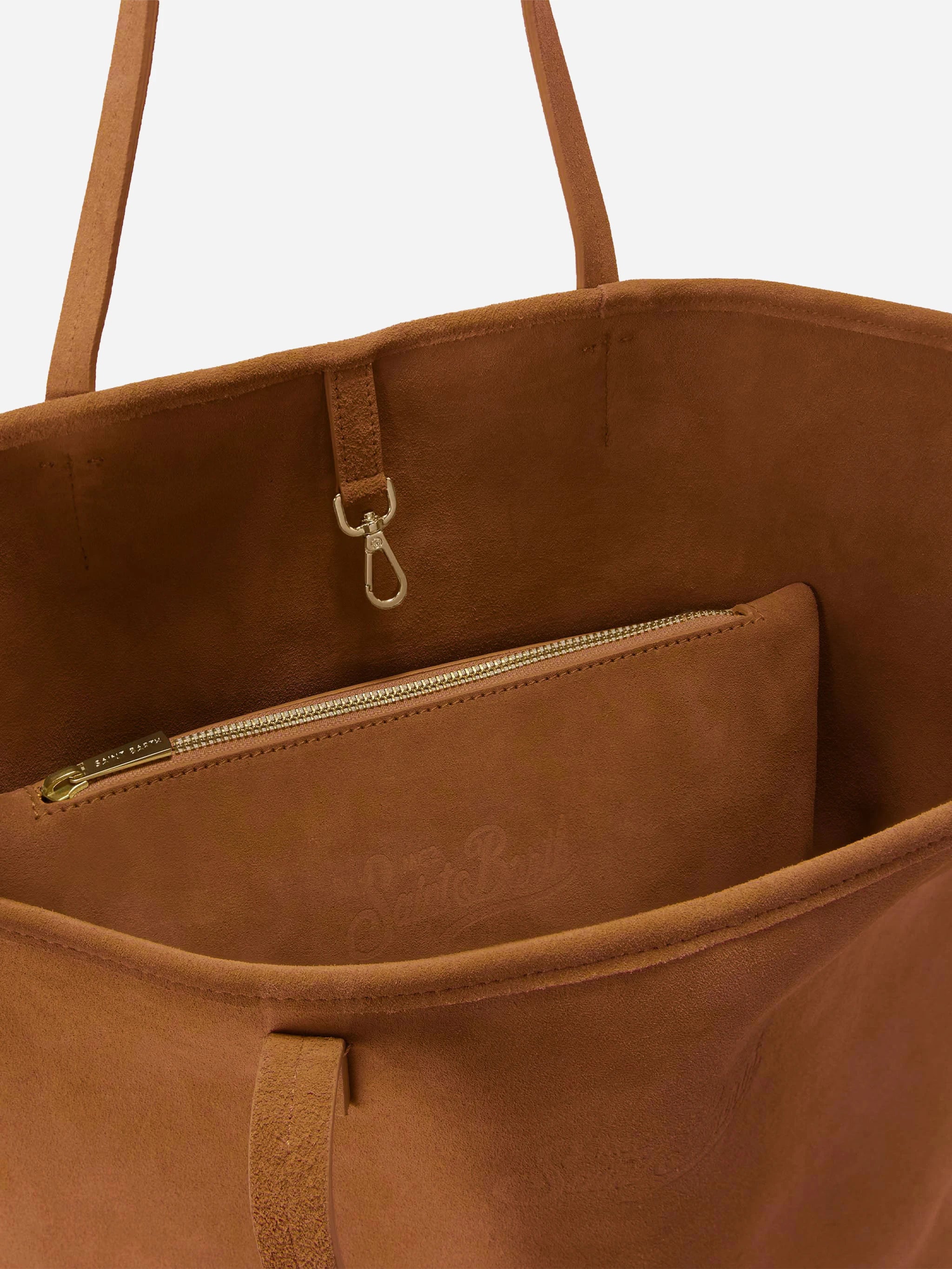Borsa City regular in camoscio cammello