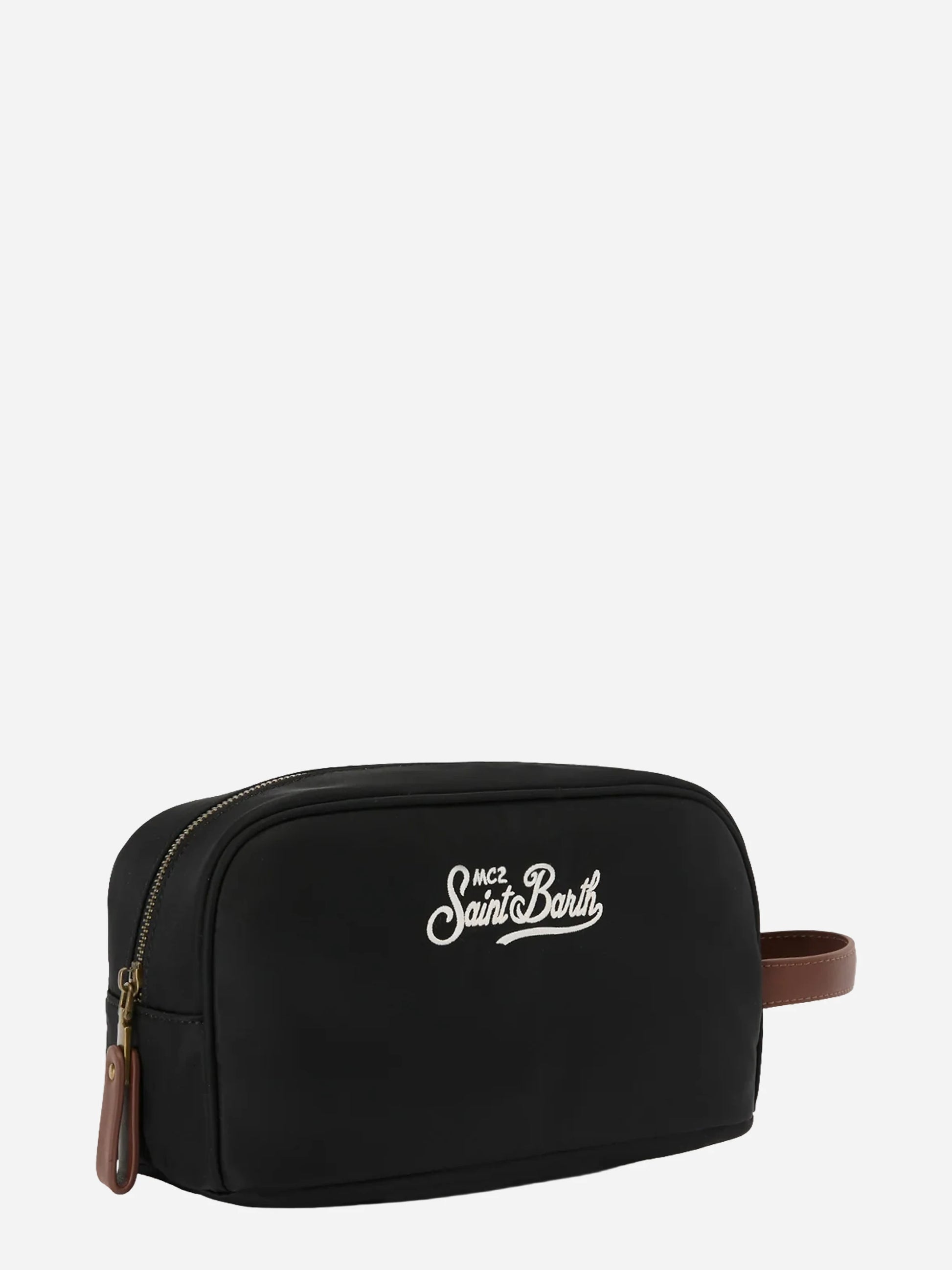 Beauty Bag Westwood in nylon nero tinta unita