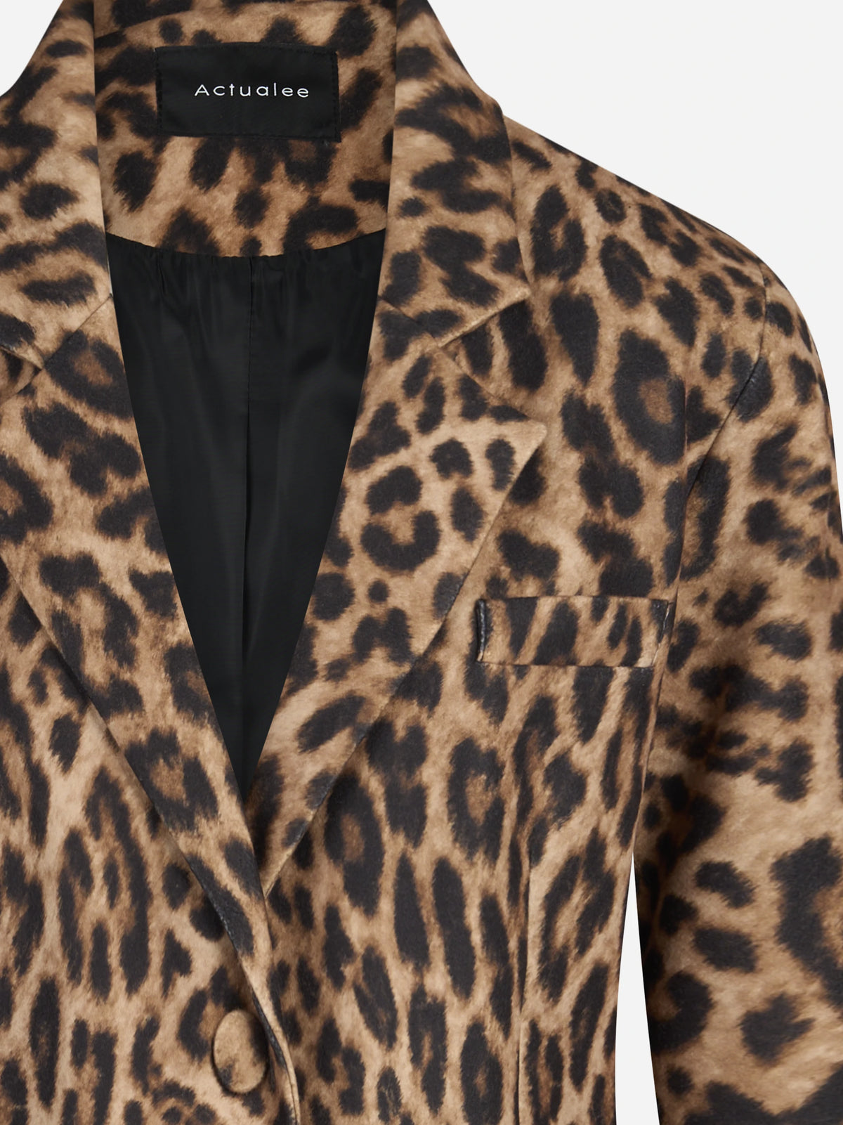 Cappotto animalier monopetto - dettaglio del prodotto
