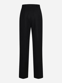 Pantalone sartoriale a gamba dritta nero - dettaglio del prodotto
