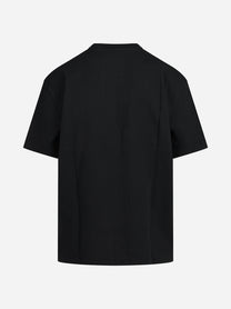 T-shirt basic in cotone nero - dettaglio del prodotto