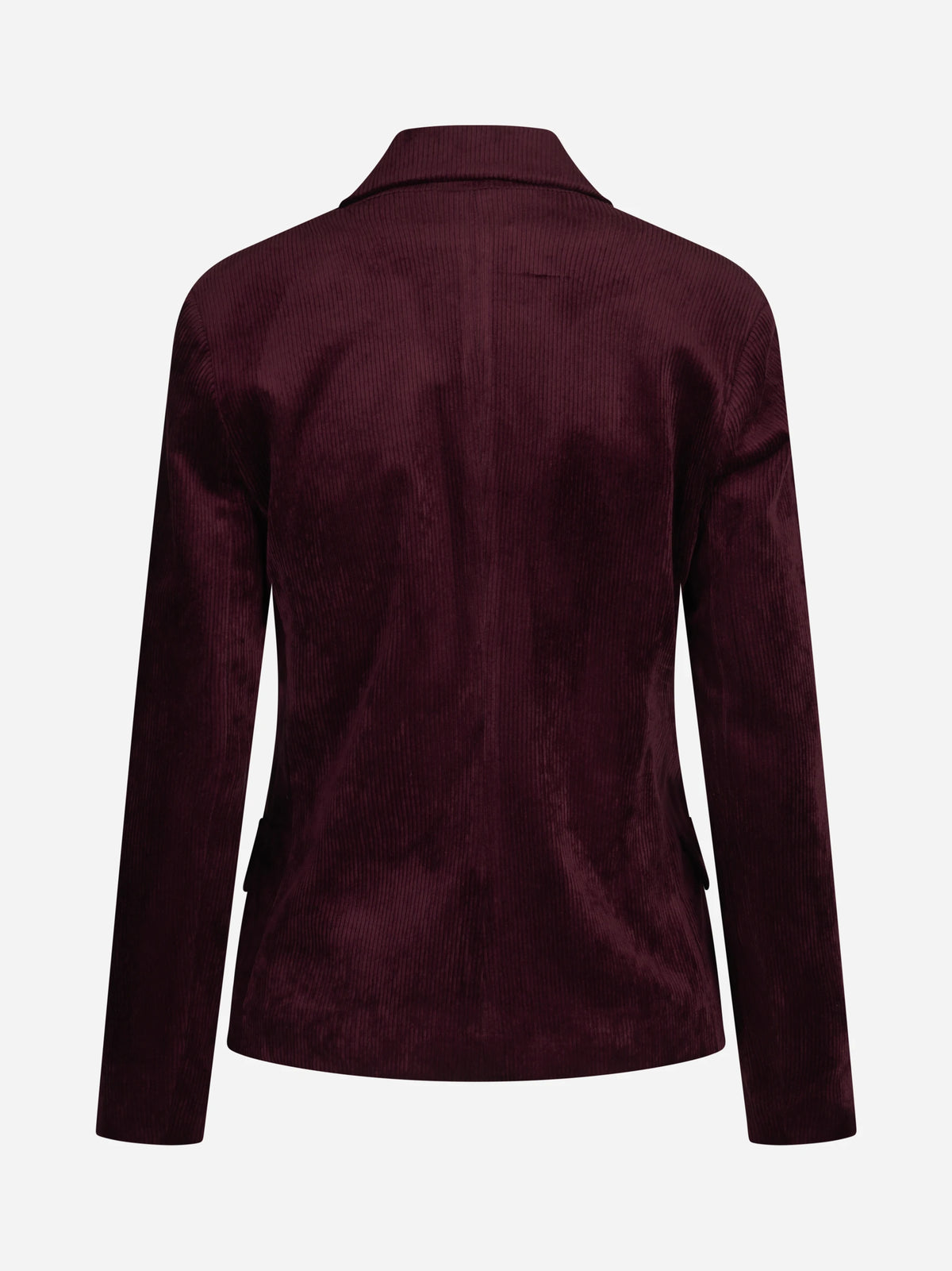 Blazer Eraclito in velluto bordeaux - vista posteriore