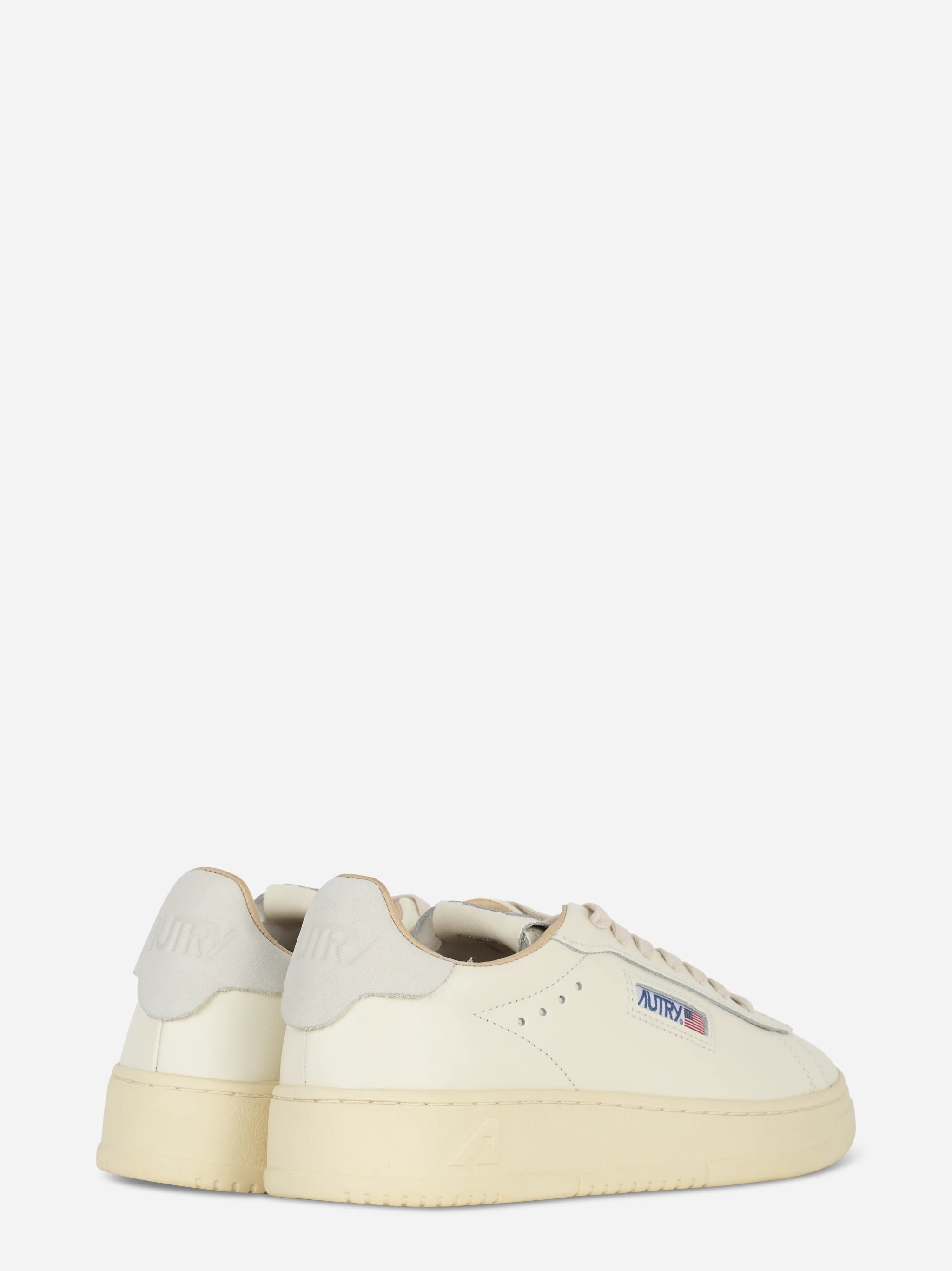 Sneakers Dallas Low In Pelle Bianca