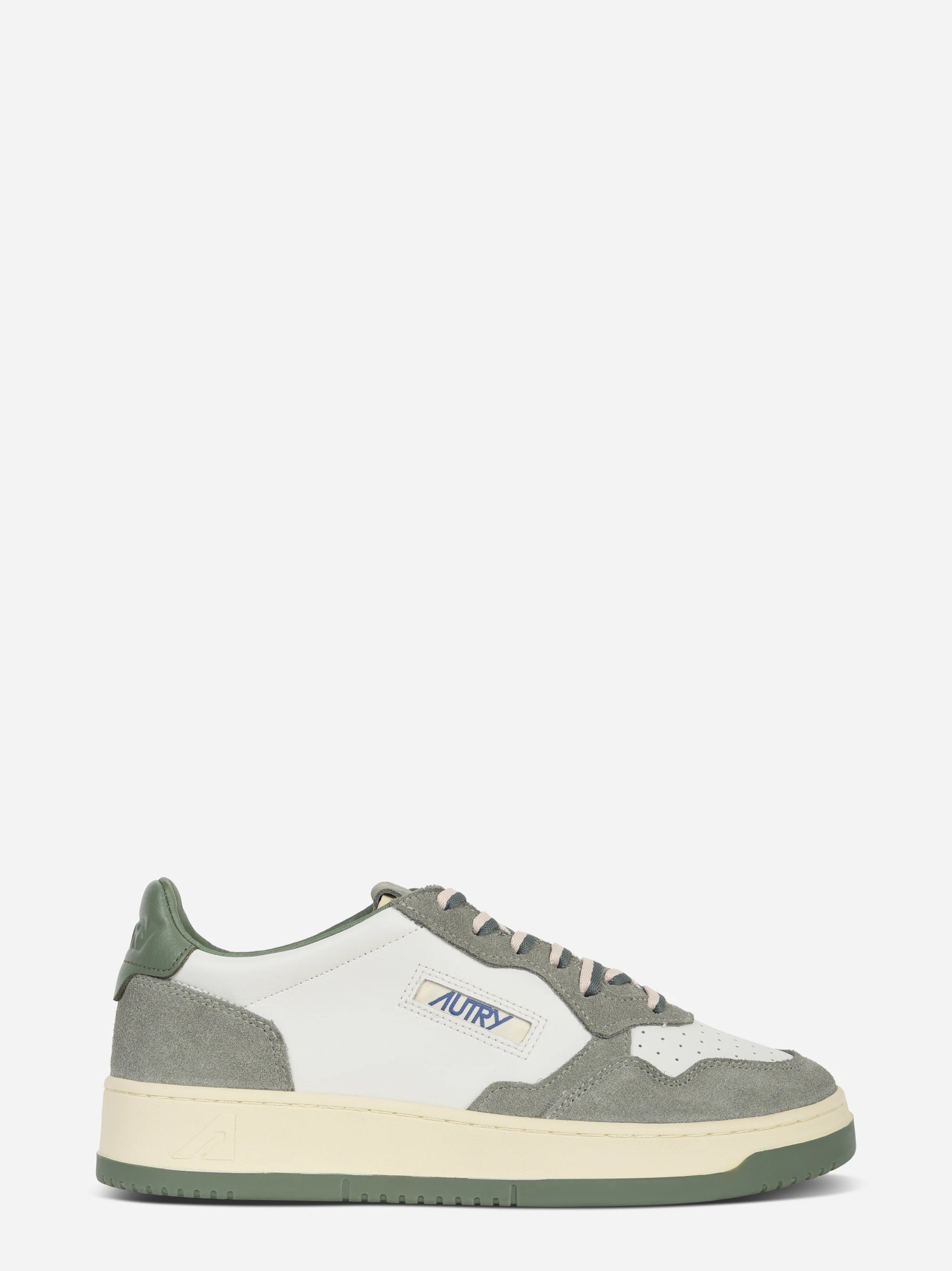 Sneakers Medalist Low In Suede E Pelle Military E Sea Spay