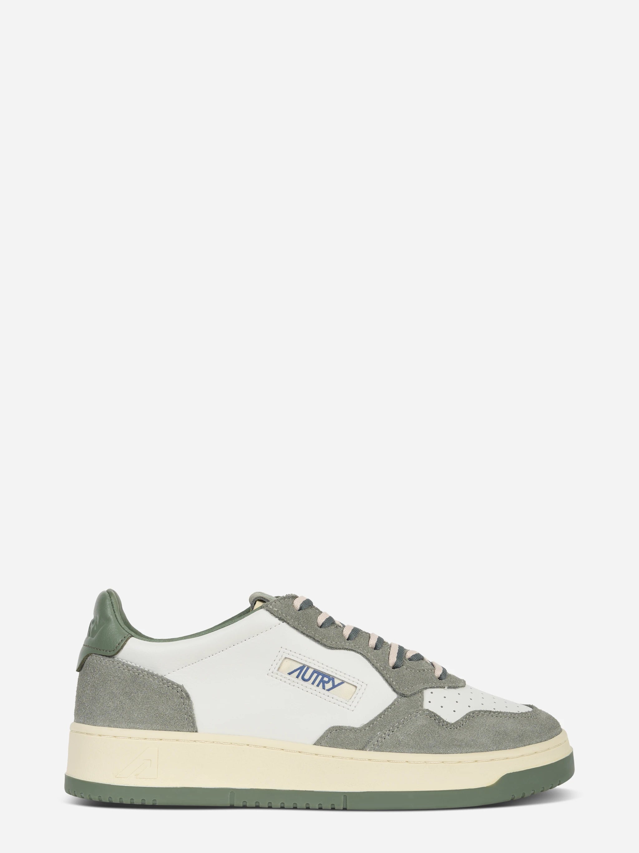 Sneakers Medalist Low In Suede E Pelle Military E Sea Spay