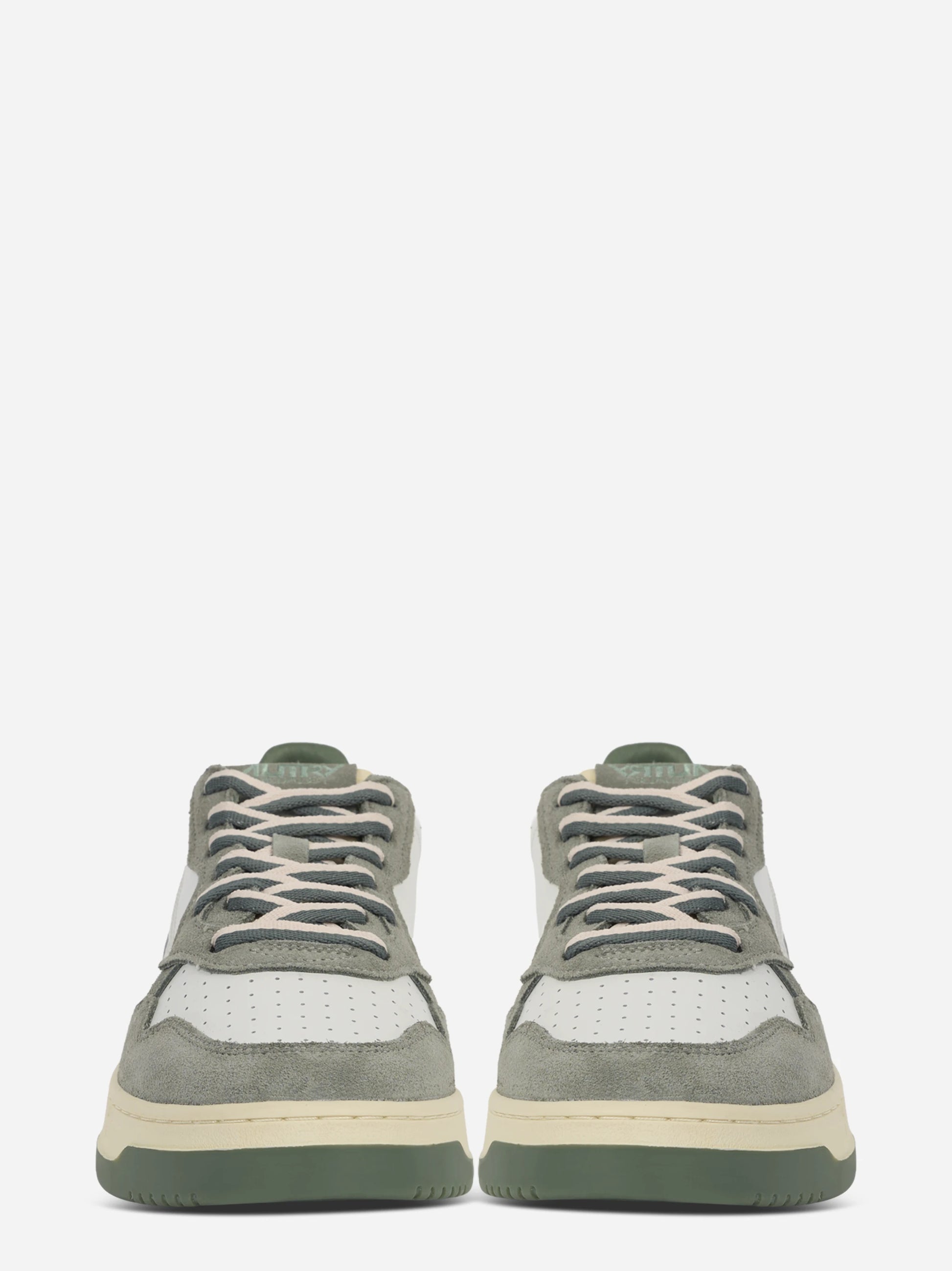 Sneakers Medalist Low In Suede E Pelle Military E Sea Spay