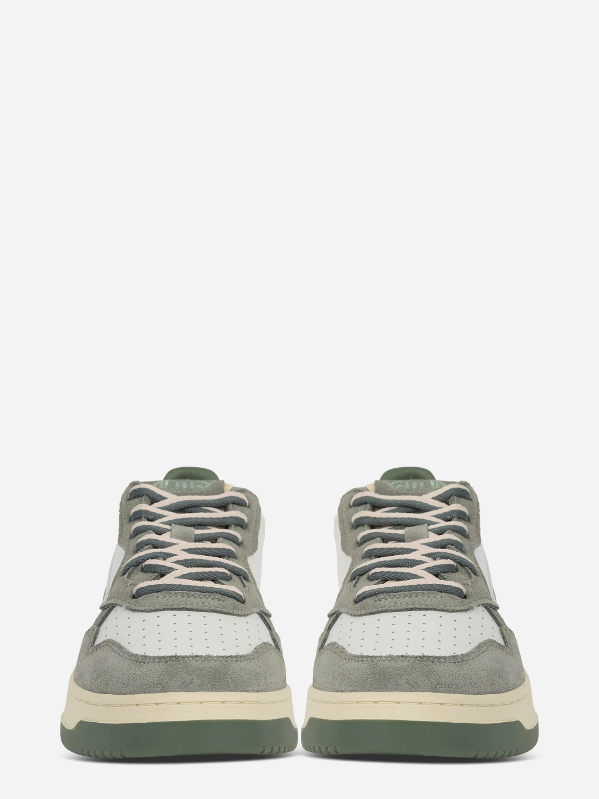 Sneakers Medalist Low In Suede E Pelle Military E Sea Spay