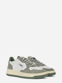 Sneakers Medalist Low In Suede E Pelle Military E Sea Spay