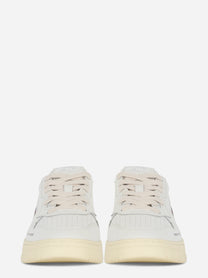 Sneakers Medalist Low In Pelle Bianca E Beaucoup Blue