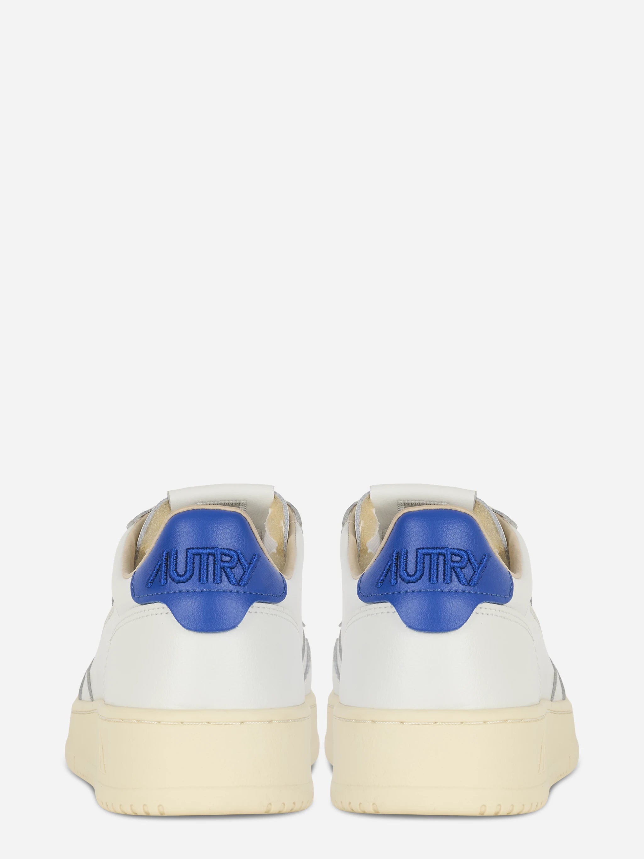 Sneakers Medalist Low In Pelle Bianca E Beaucoup Blue