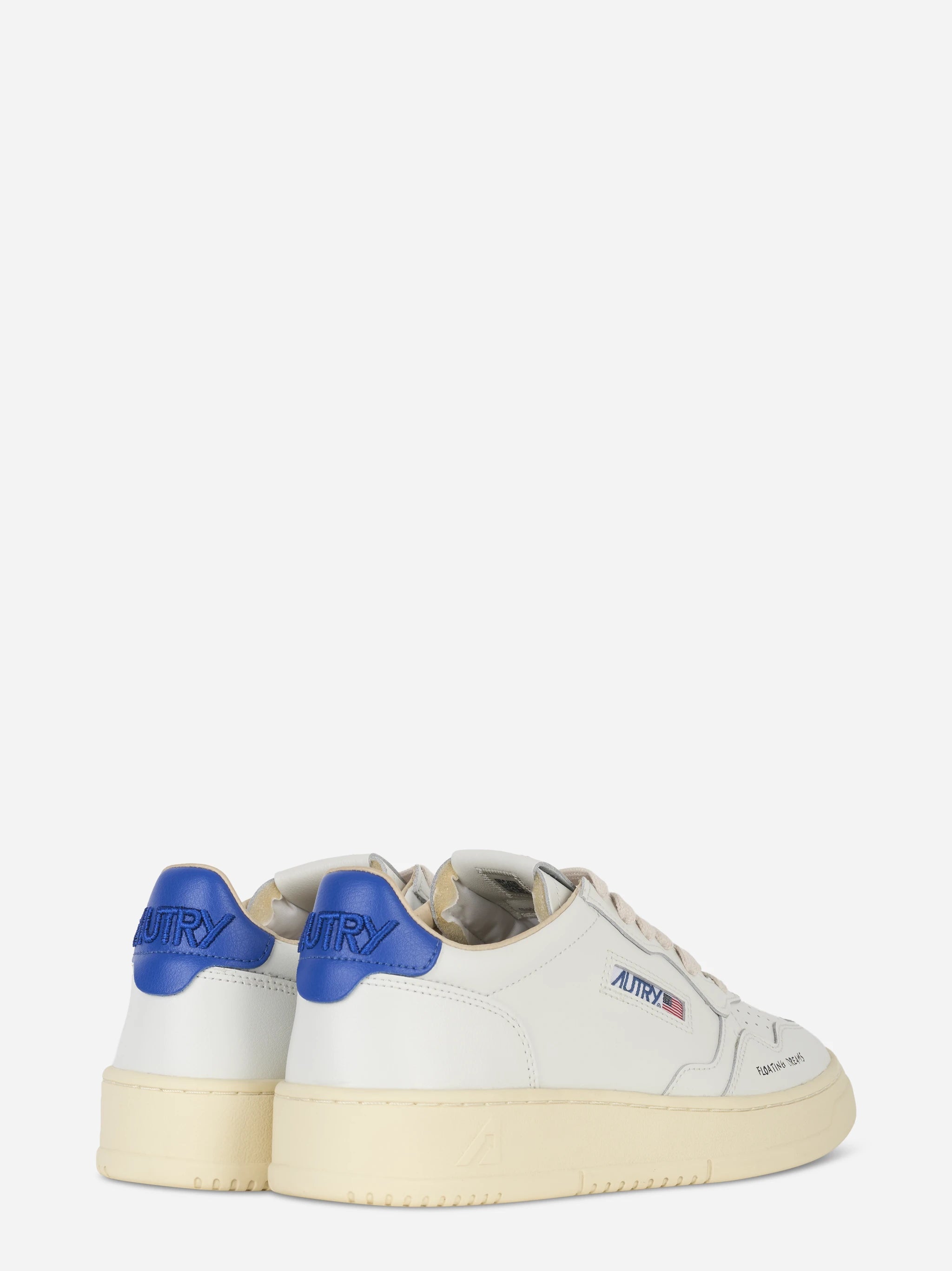 Sneakers Medalist Low In Pelle Bianca E Beaucoup Blue