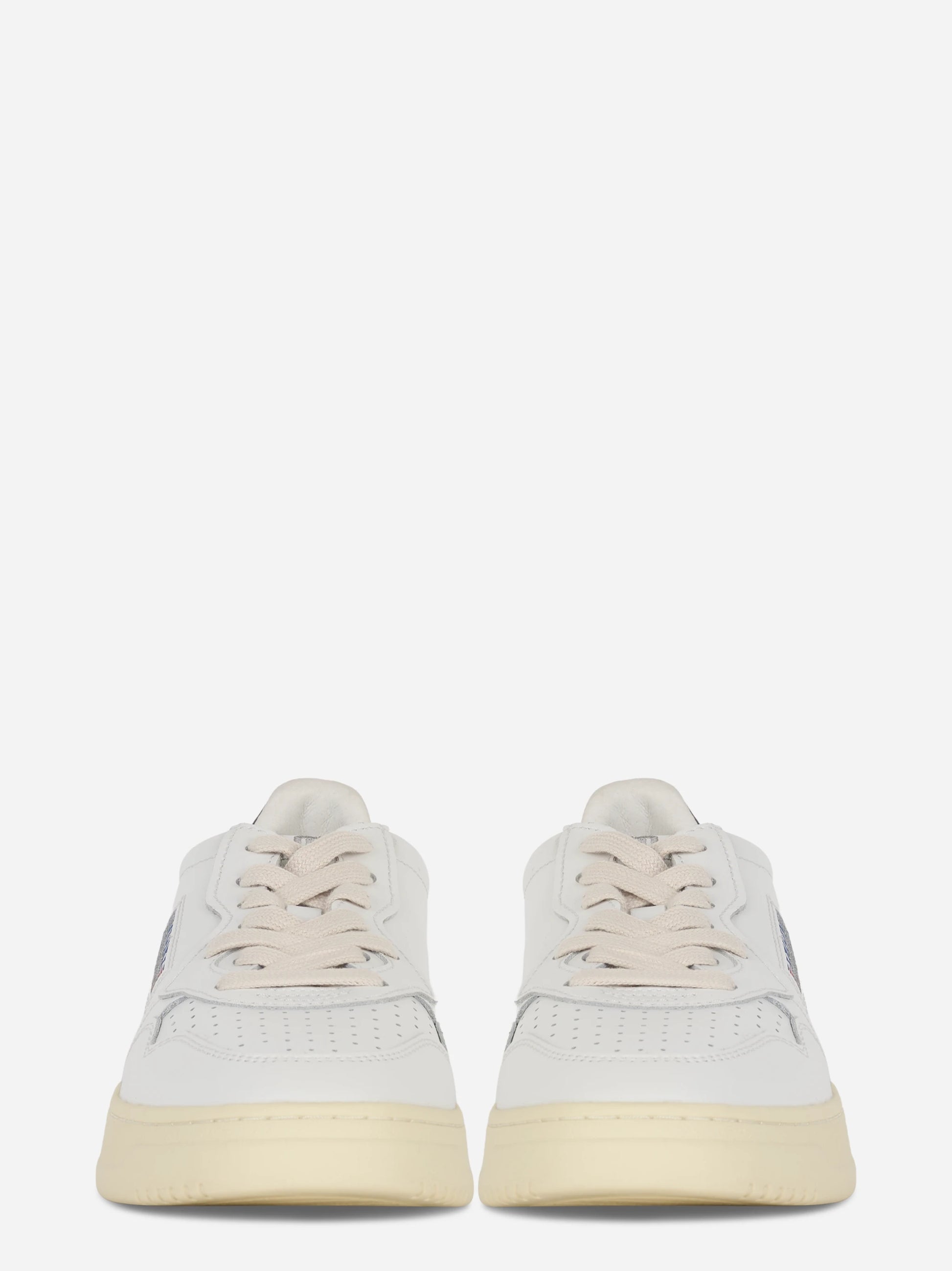 Sneakers Medalist Low In Pelle Bianca E Space