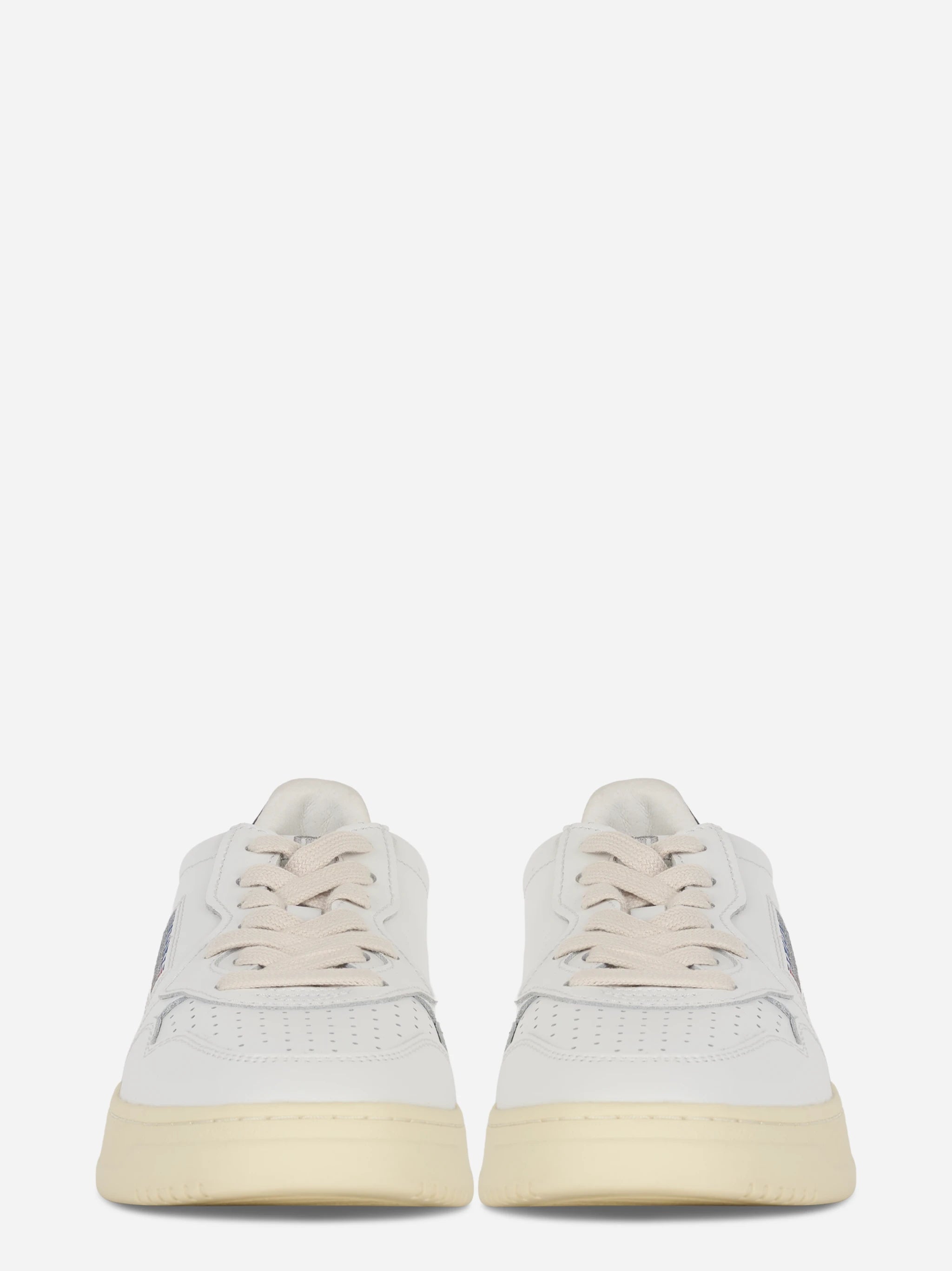 Sneakers Medalist Low In Pelle Bianca E Space