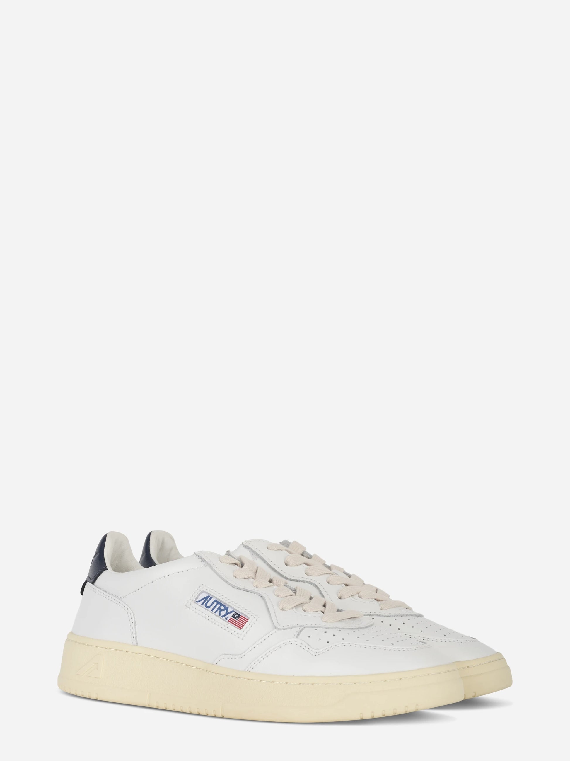 Sneakers Medalist Low In Pelle Bianca E Space