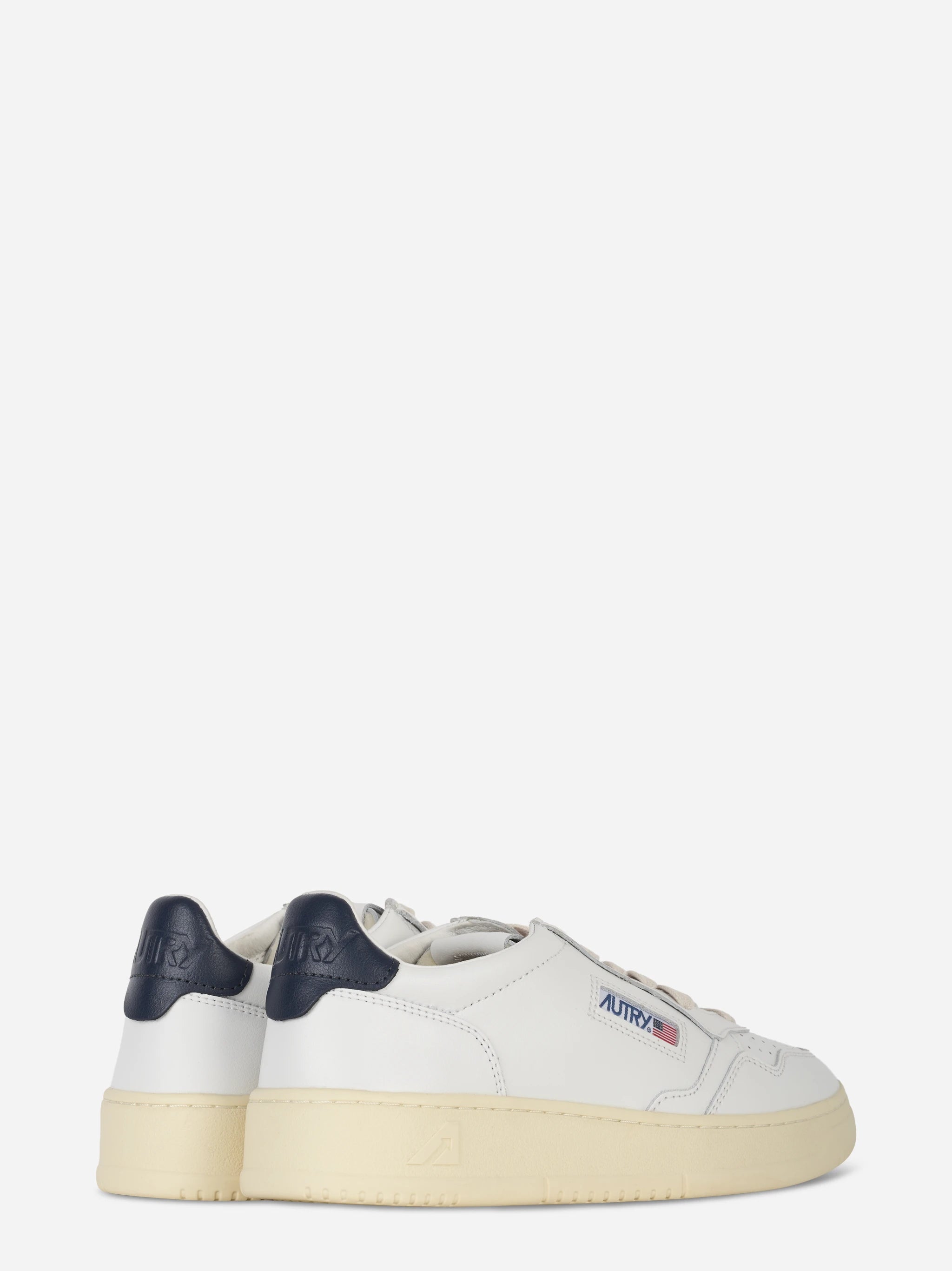 Sneakers Medalist Low In Pelle Bianca E Space