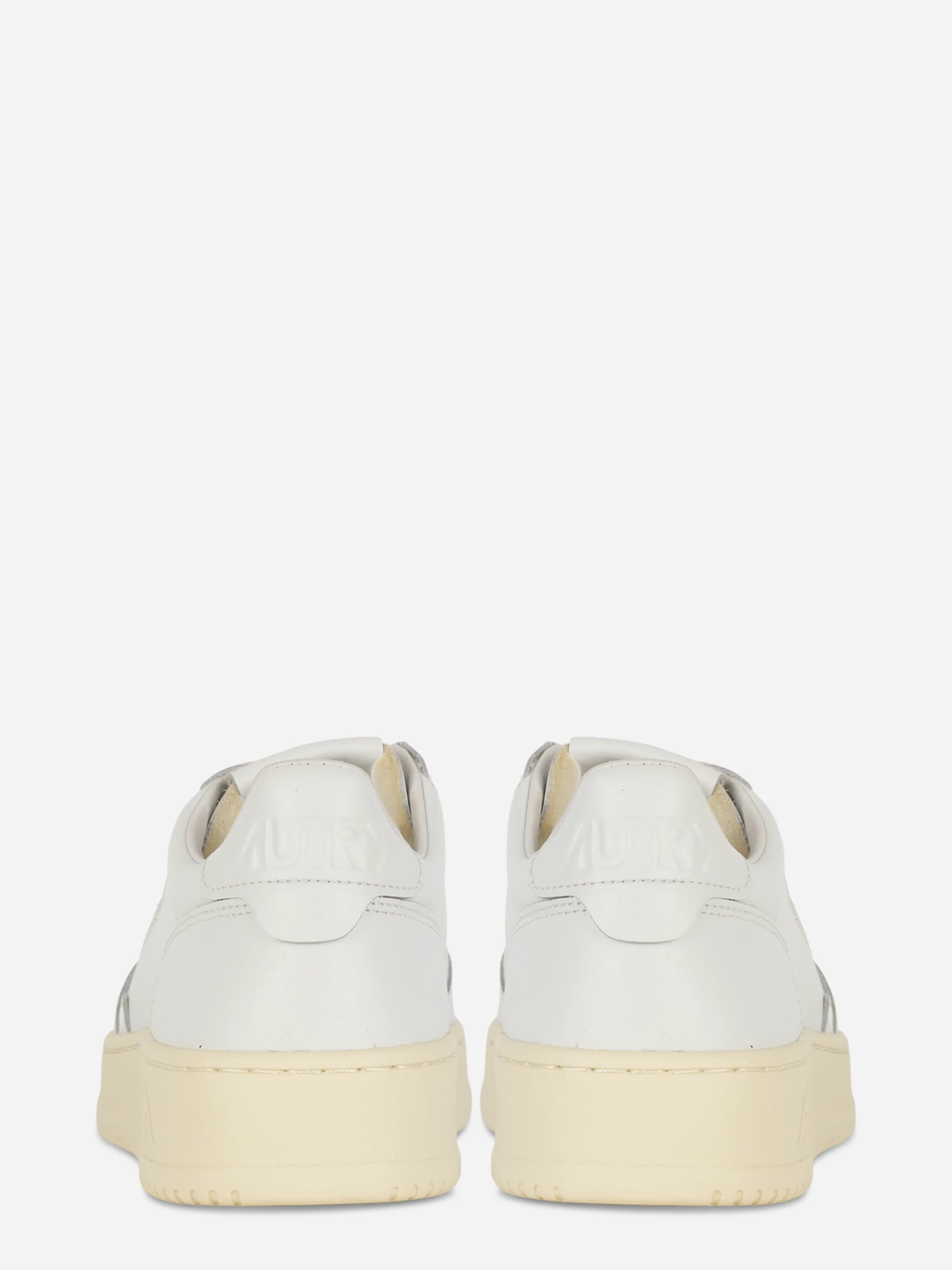 Sneakers Medalist Low In Pelle Bianca