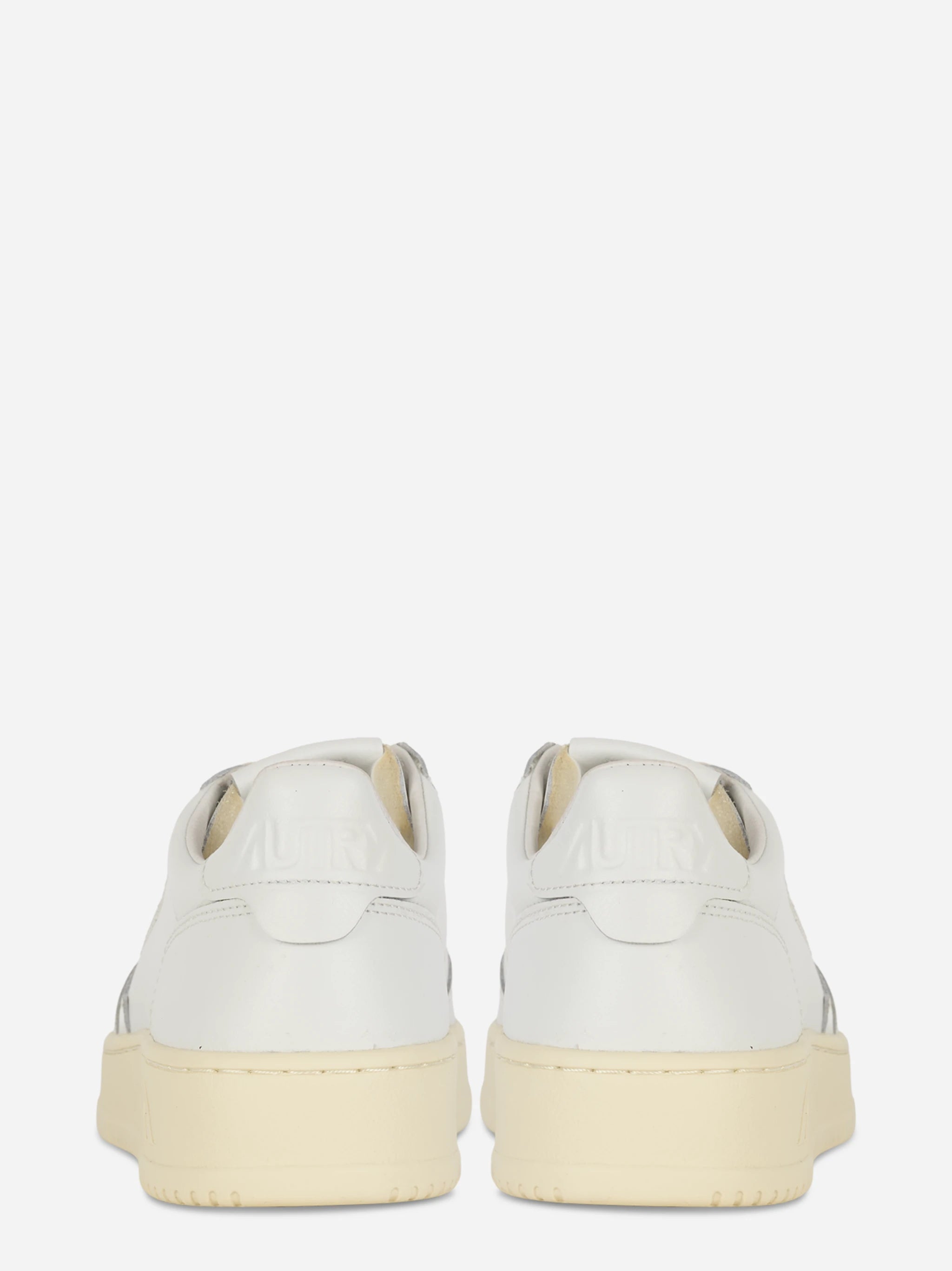 Sneakers Medalist Low In Pelle Bianca