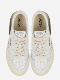 Sneakers Medalist Low In Pelle Bianca