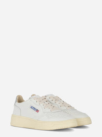 Sneakers Medalist Low In Pelle Bianca E Argento