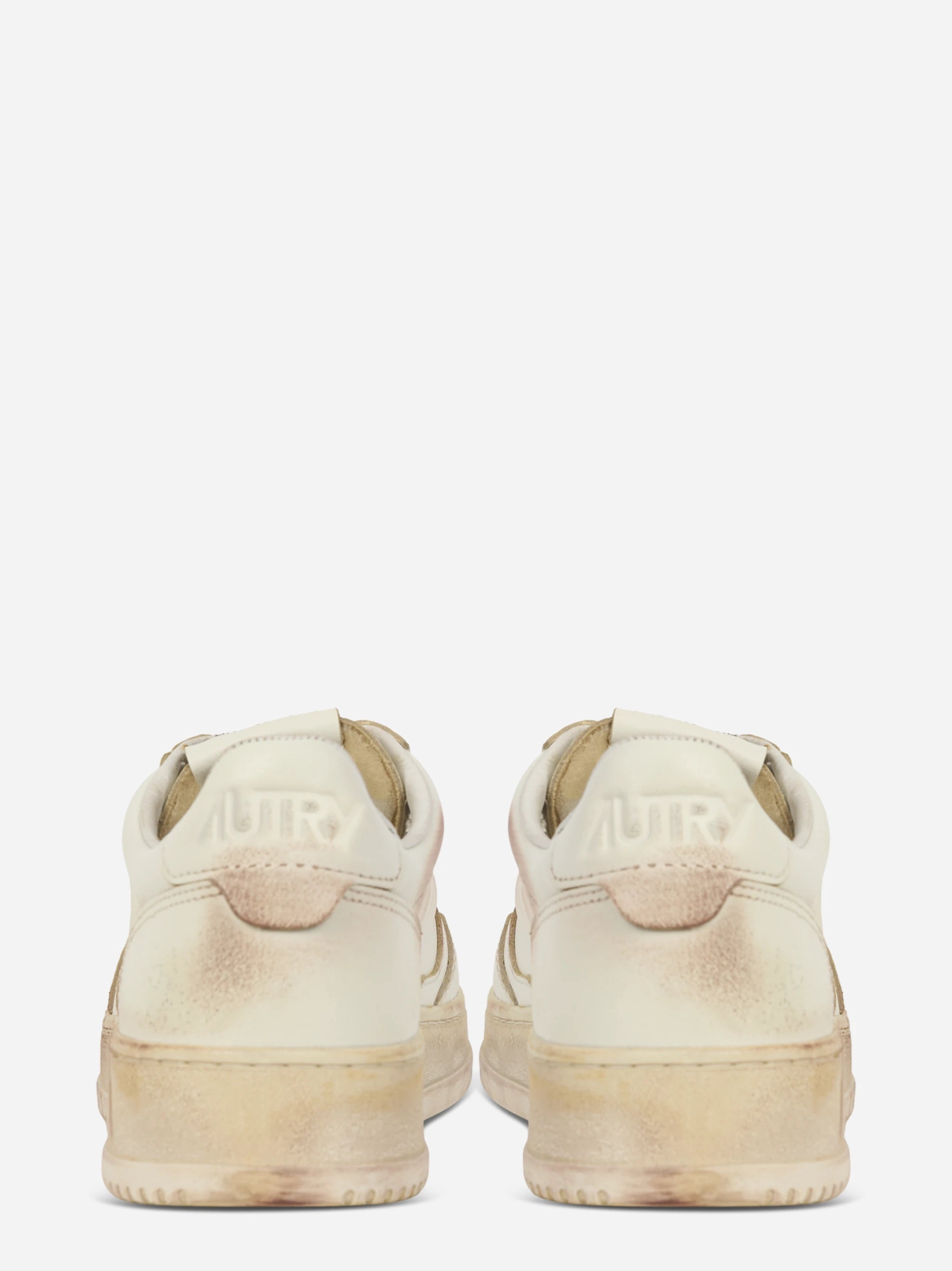 SNEAKERS MEDALIST LOW SUPER VINTAGE IN PELLE BIANCA