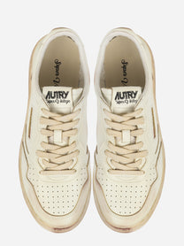 SNEAKERS MEDALIST LOW SUPER VINTAGE IN PELLE BIANCA