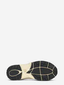 Sneakers Hyperway In Mesh E Suede Sand E Argento