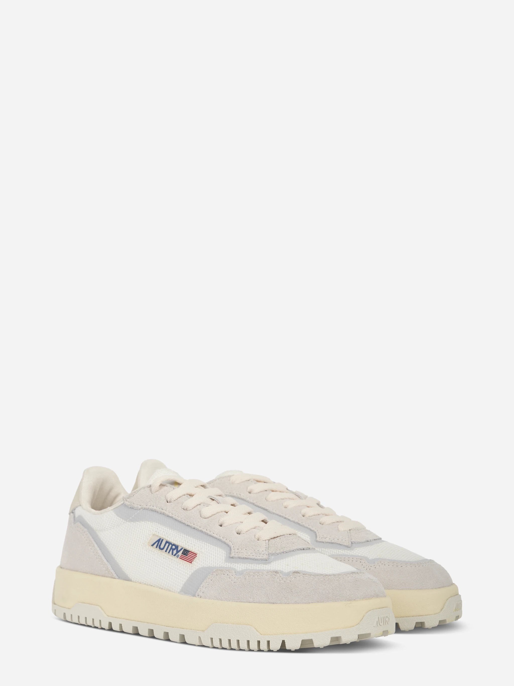 SNEAKERS WILDPACE LOW IN DRAGON MESH E SUEDE BIANCO E MARSHMALLOW