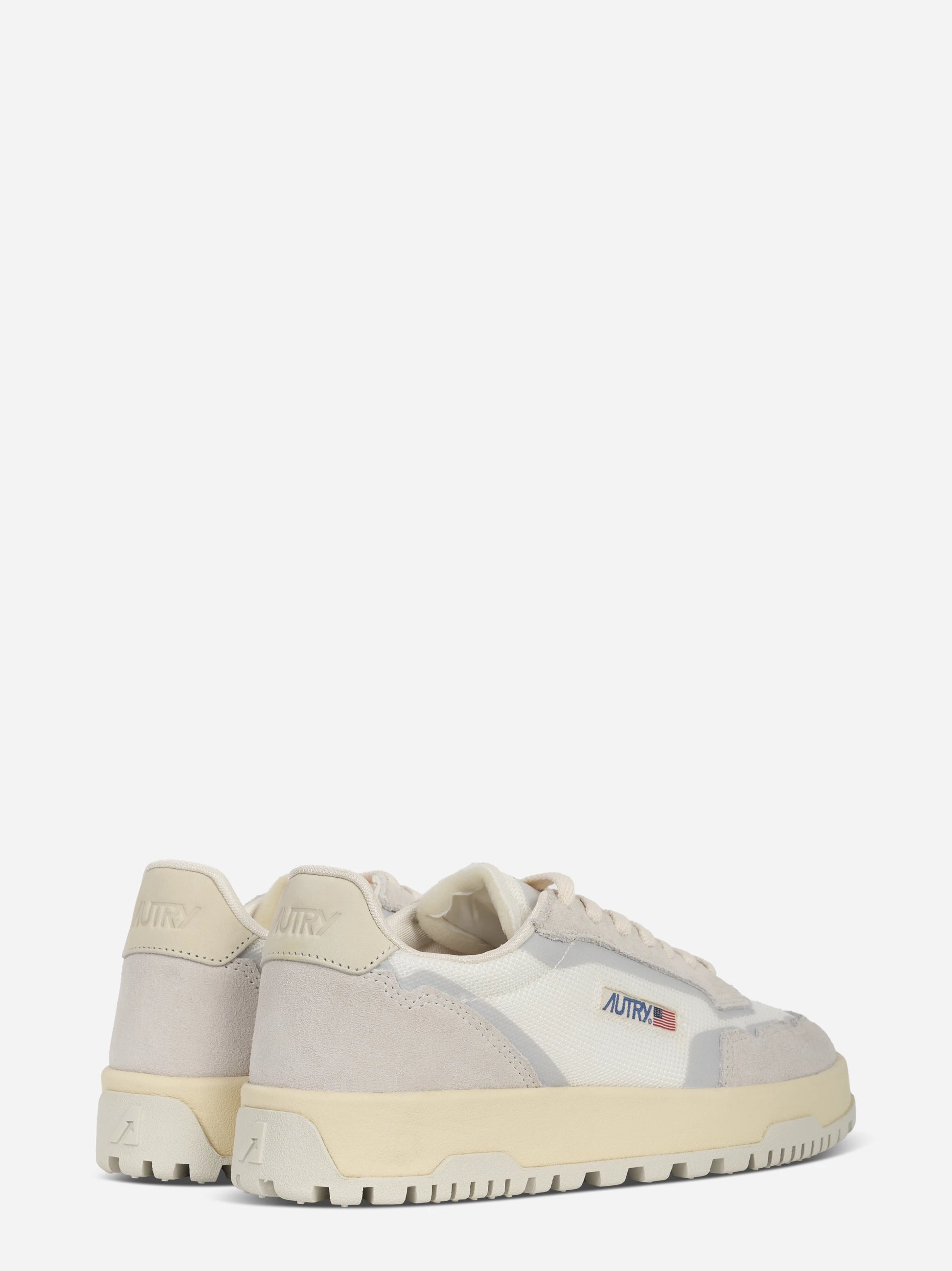 SNEAKERS WILDPACE LOW IN DRAGON MESH E SUEDE BIANCO E MARSHMALLOW