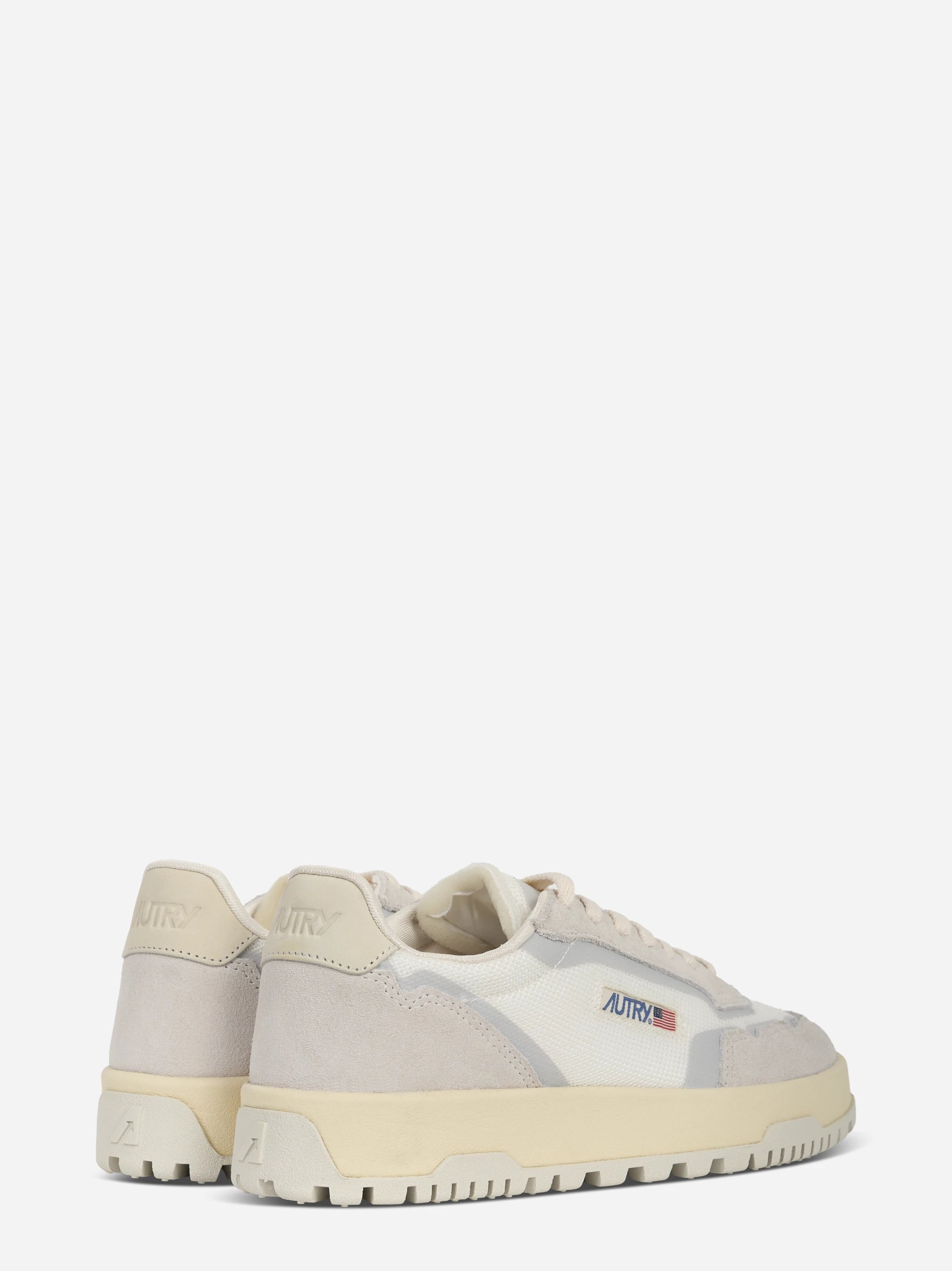 SNEAKERS WILDPACE LOW IN DRAGON MESH E SUEDE BIANCO E MARSHMALLOW