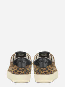 SNEAKERS WINDSCAPE LOW IN SUEDE LEOPARD E NERO