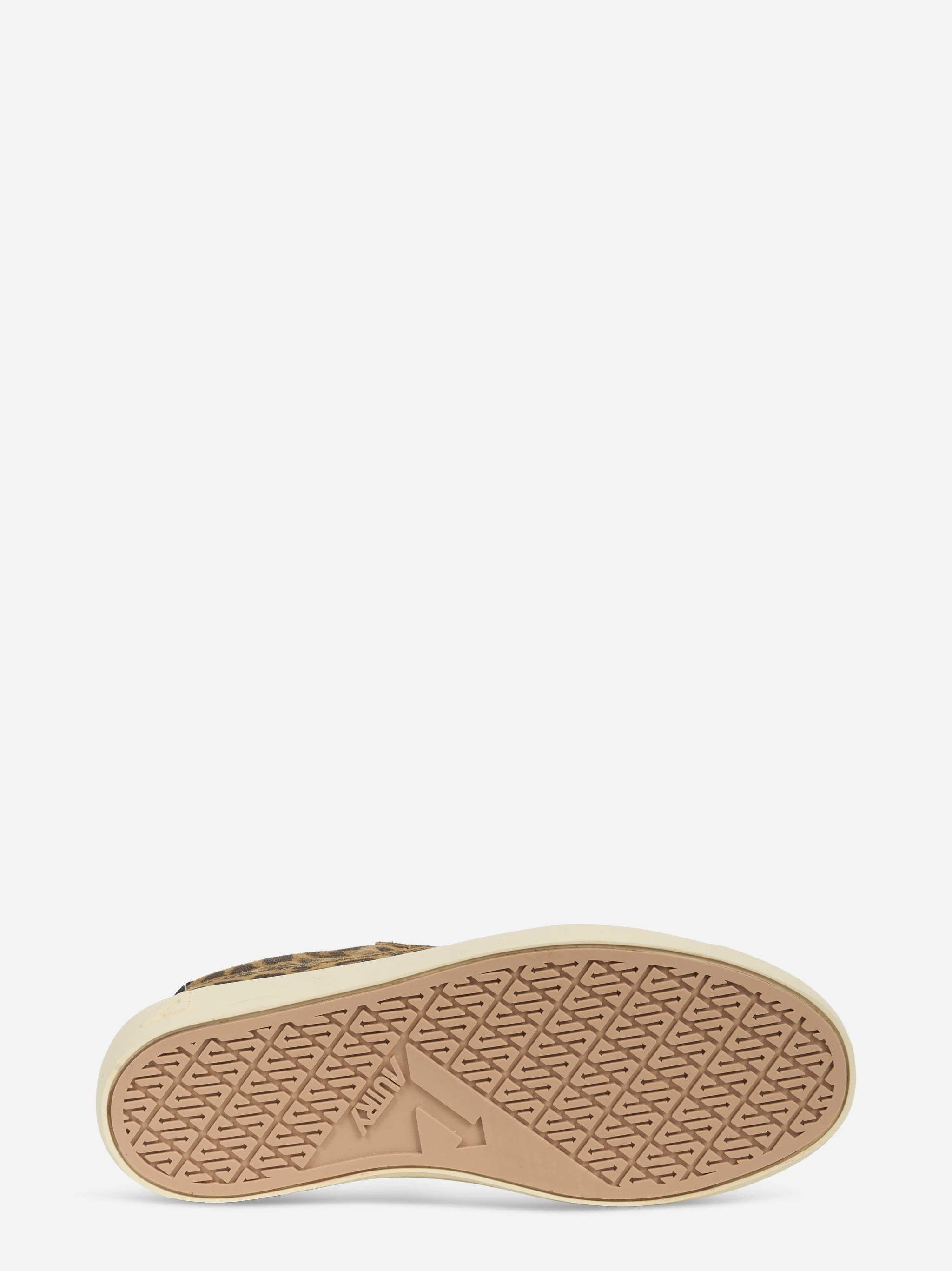 SNEAKERS WINDSCAPE LOW IN SUEDE LEOPARD E NERO