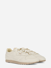 SNEAKERS WINDSPIN IN PELLE NAPPA BIANCO E ORO