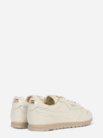 SNEAKERS WINDSPIN IN PELLE NAPPA BIANCO E ORO