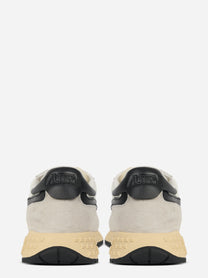 SNEAKERS REELWIND LOW IN NYLON E SUEDE bianco E nero