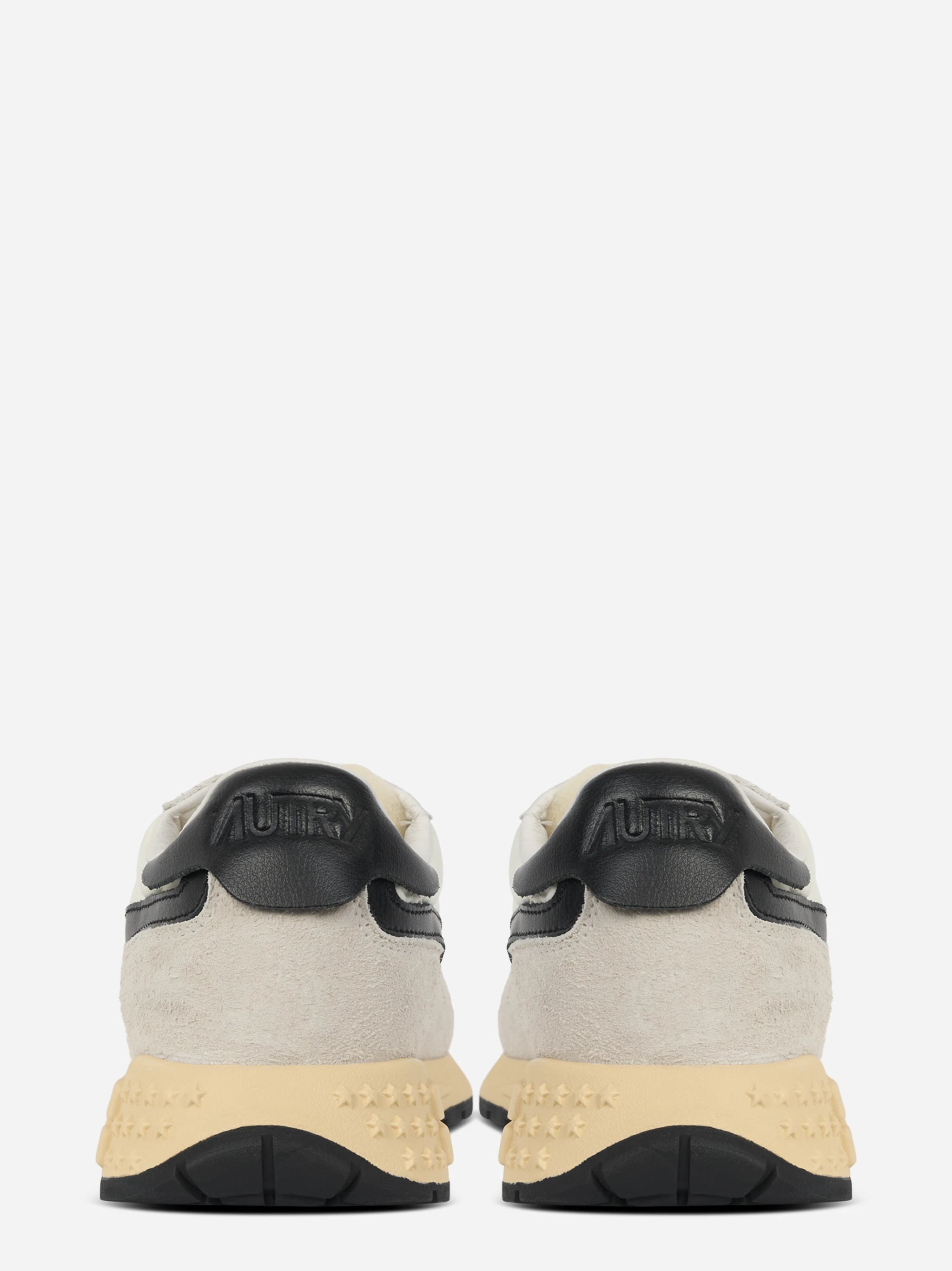 SNEAKERS REELWIND LOW IN NYLON E SUEDE bianco E nero