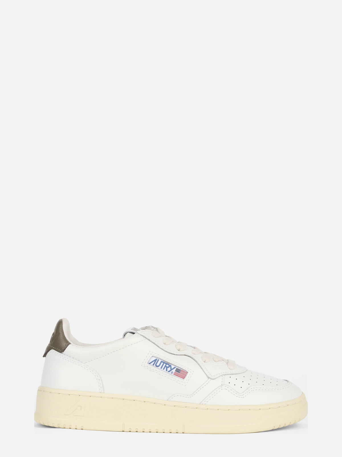 Sneaker Medalist Low in pelle e suede marrone - vista laterale
