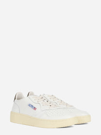 Sneaker Medalist Low in pelle e suede marrone - vista tre quarti