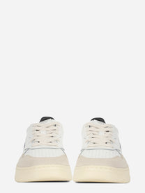 Sneaker Medalist Low in pelle bianca e nera - vista frontale