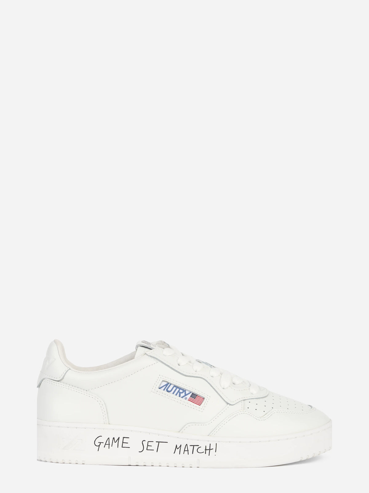 Sneaker Medalist Low in pelle bianca - vista laterale