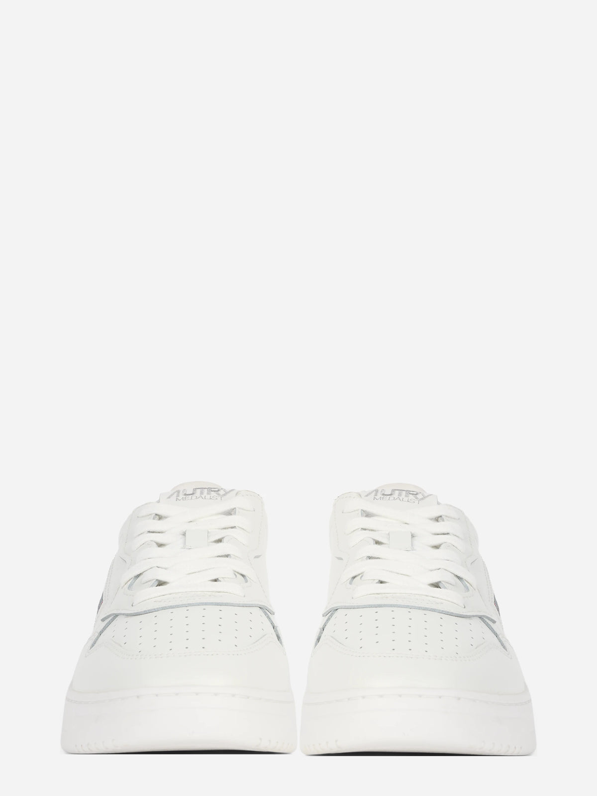 Sneaker Medalist Low in pelle bianca - vista frontale