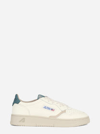 Sneaker Medalist Low in pelle bianca e blu - vista laterale