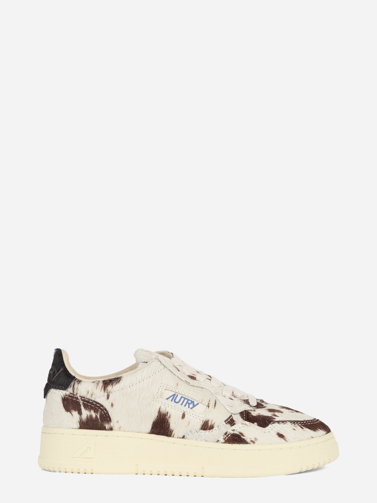 Sneaker Medalist Low effetto cavallino marrone - vista laterale
