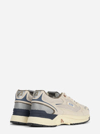 Sneaker Hyperway Low in mesh e suede beige - dettaglio della suola