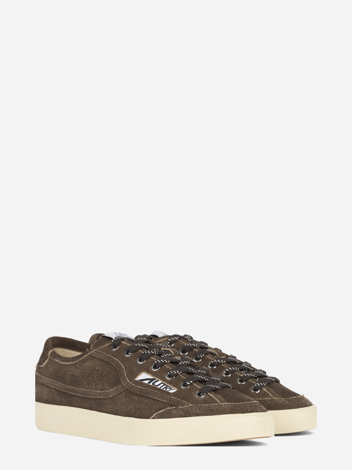 Sneaker Windscape Low in suede marrone - vista frontale