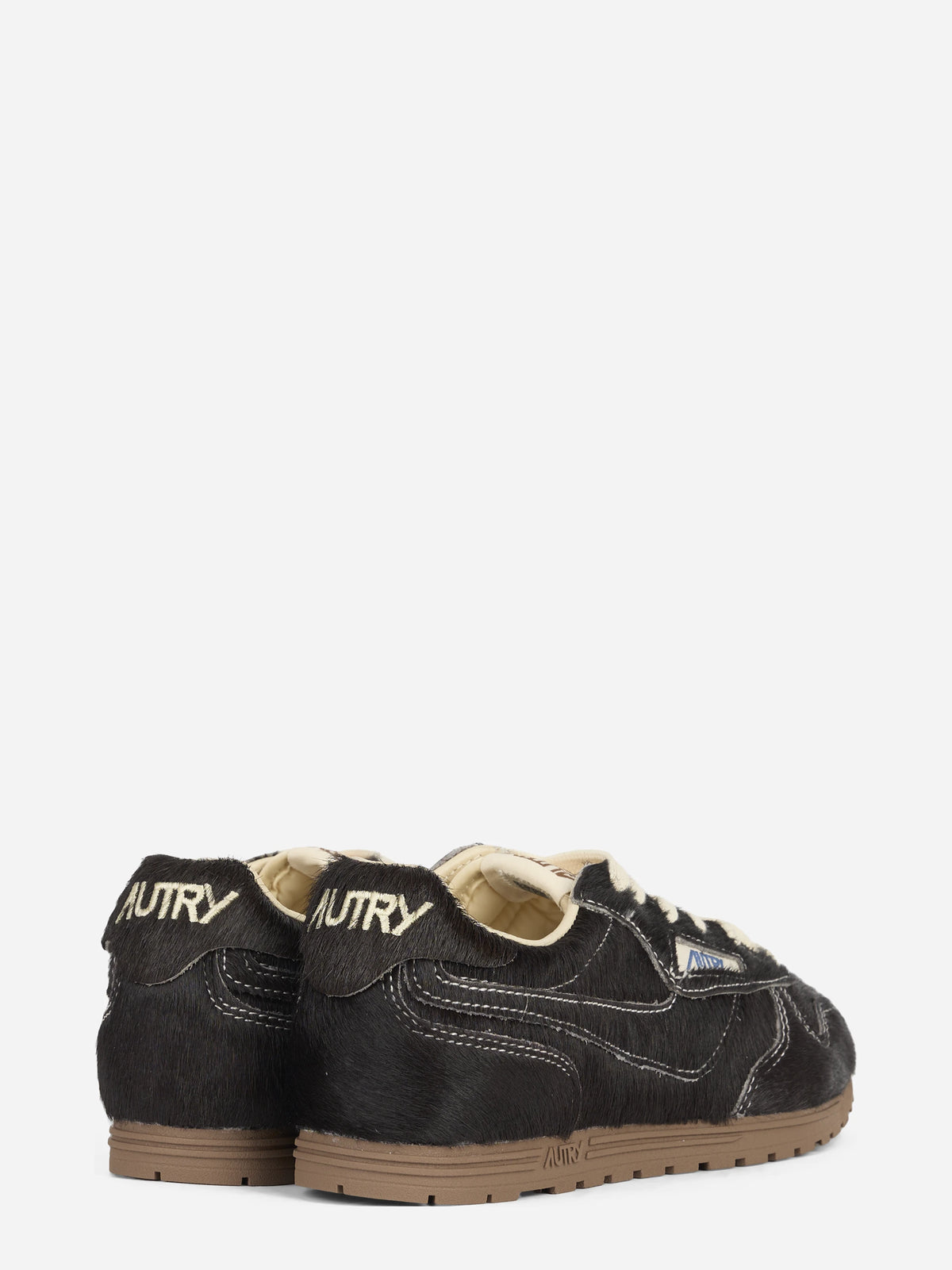 Sneaker Windspin Low effetto cavallino marrone - dettaglio della suola