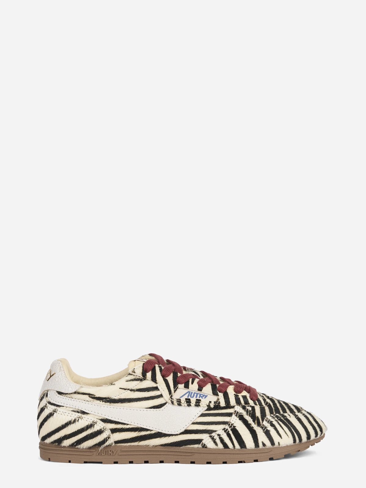 Sneaker Windspin Low effetto cavallino zebrato - vista laterale