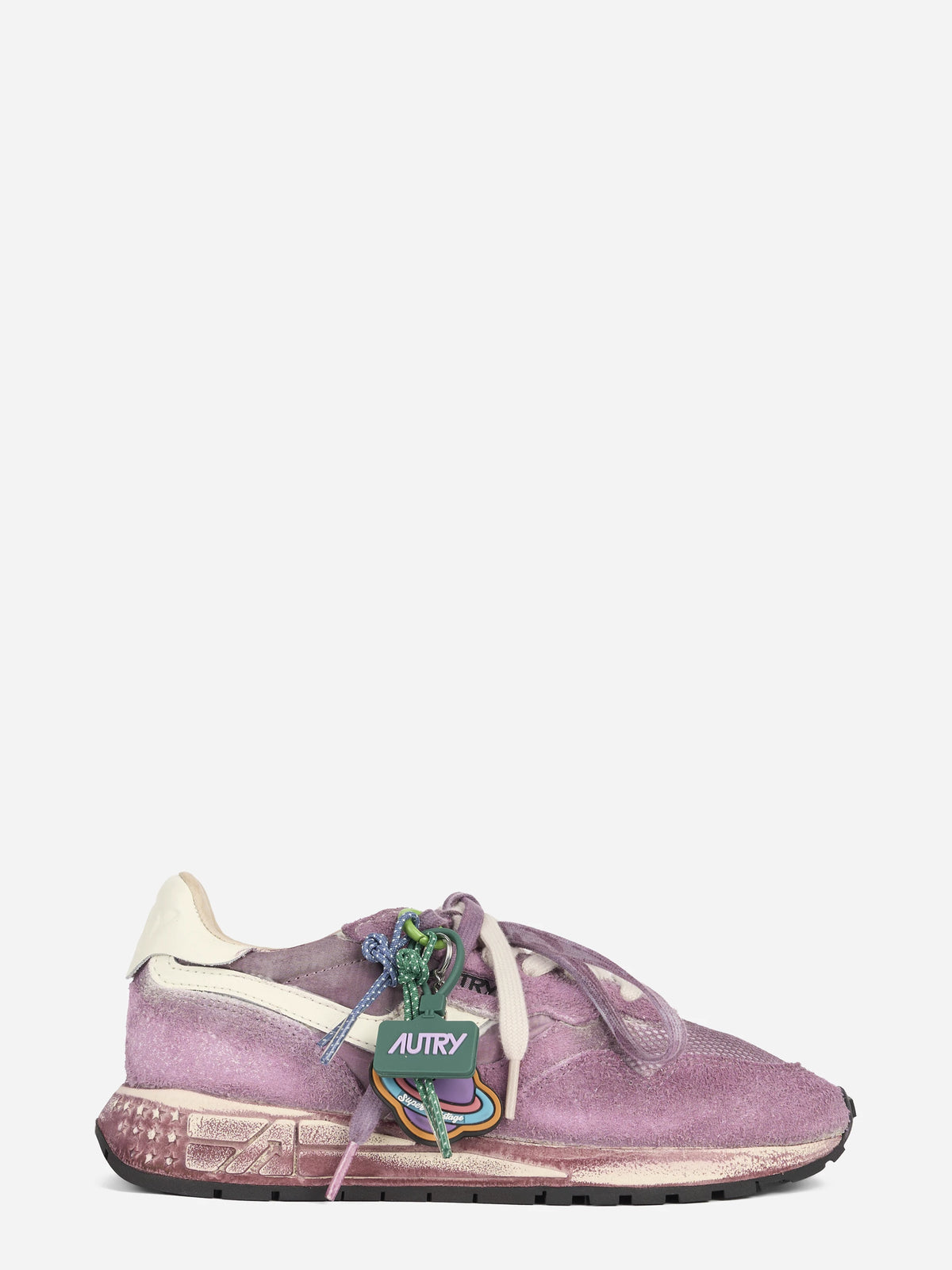 Sneaker Reelwind Super Vintage Low viola - vista laterale