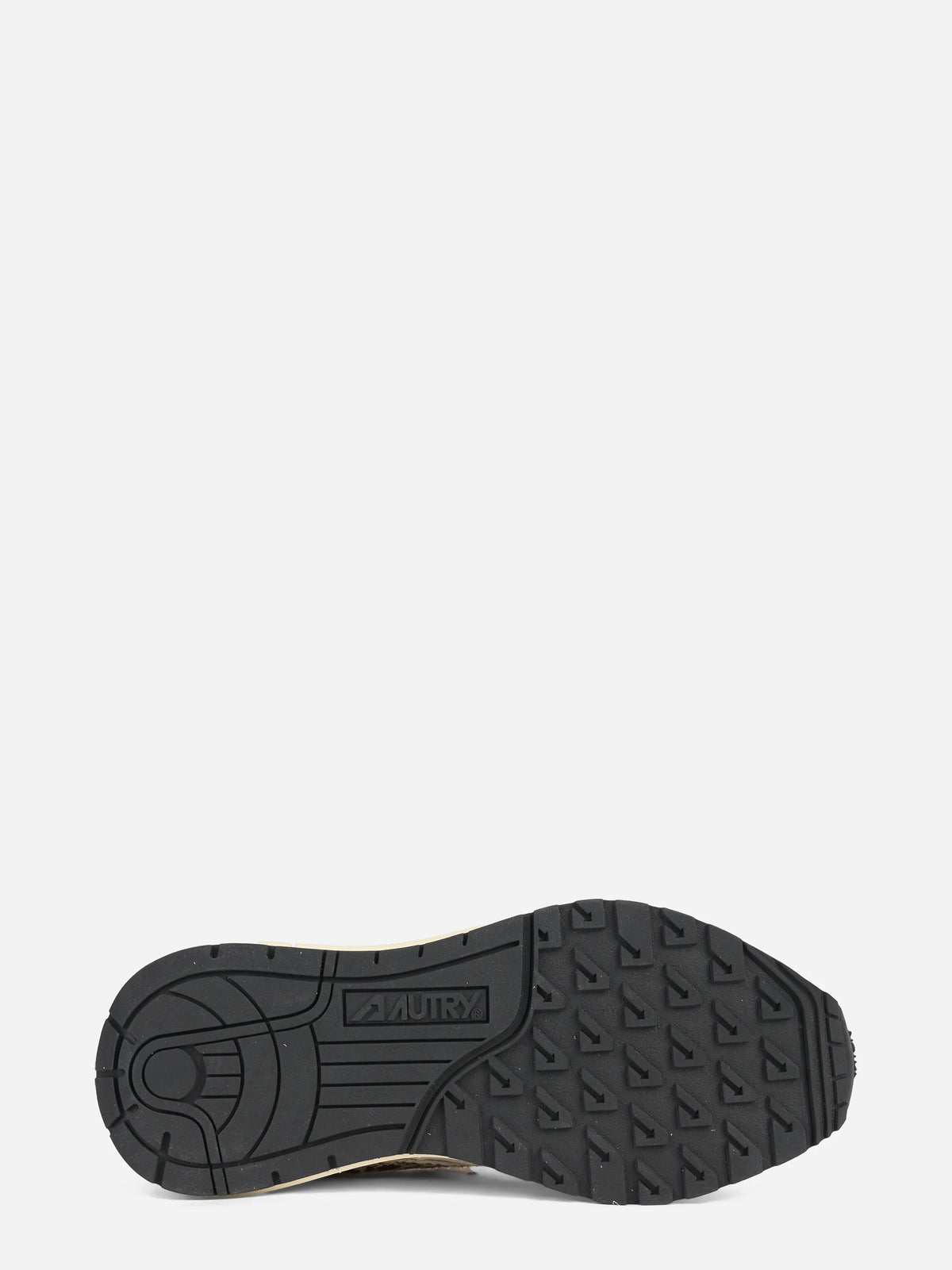 Sneaker Reelwind Low in nylon e suede grigia - vista posteriore